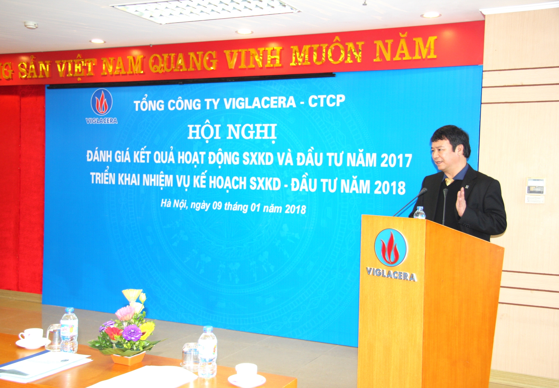 Viglacera đặt mục tiêu đạt 9.000 tỷ đồng doanh thu, thoái vốn nhà nước còn 36% trong năm 2018